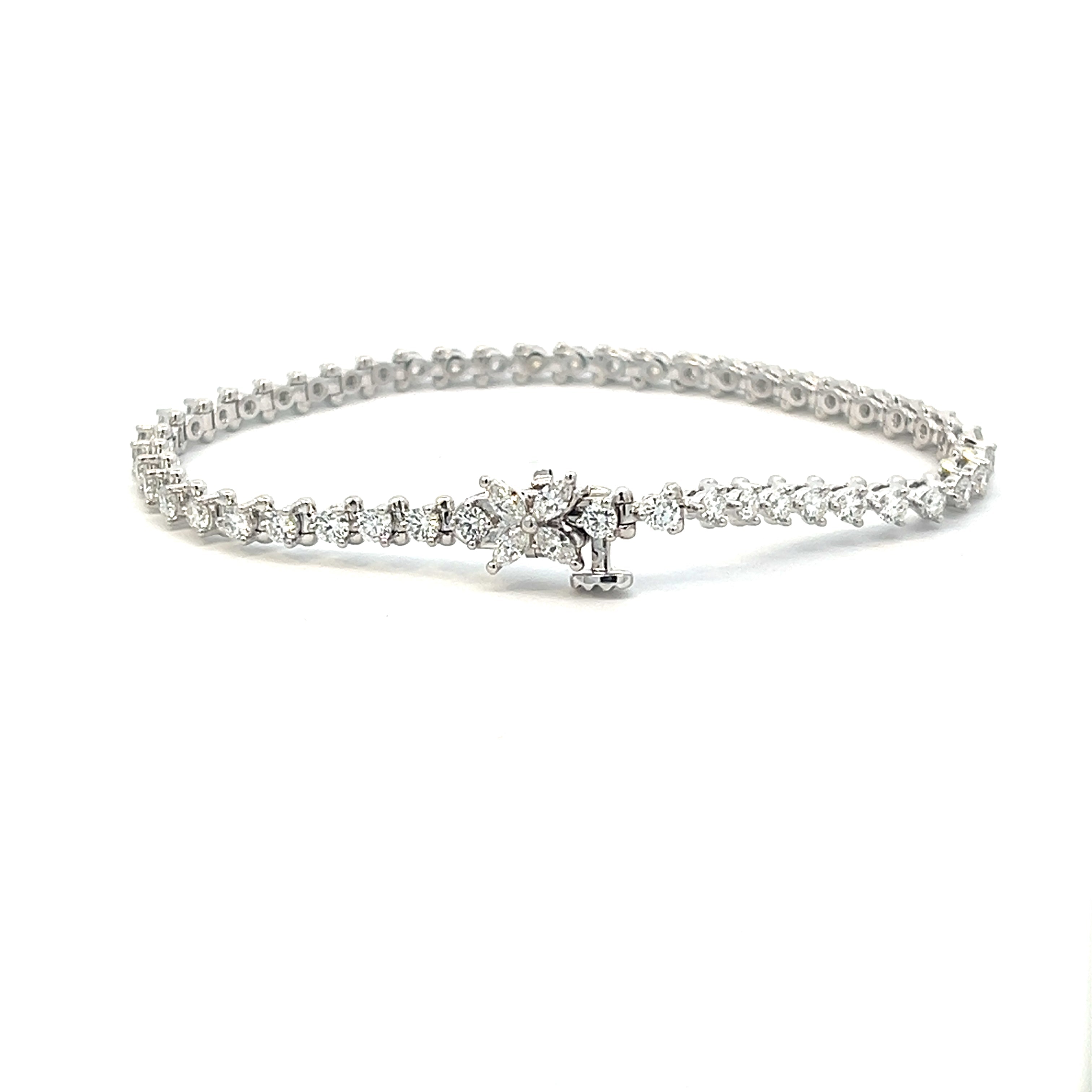 White diamond jewelry