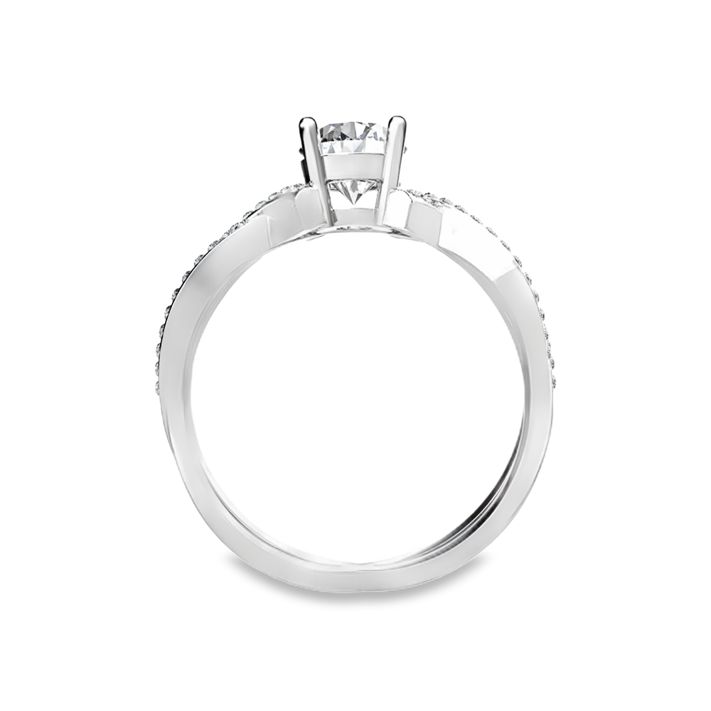 Infinity Twist 18K Gold Ring