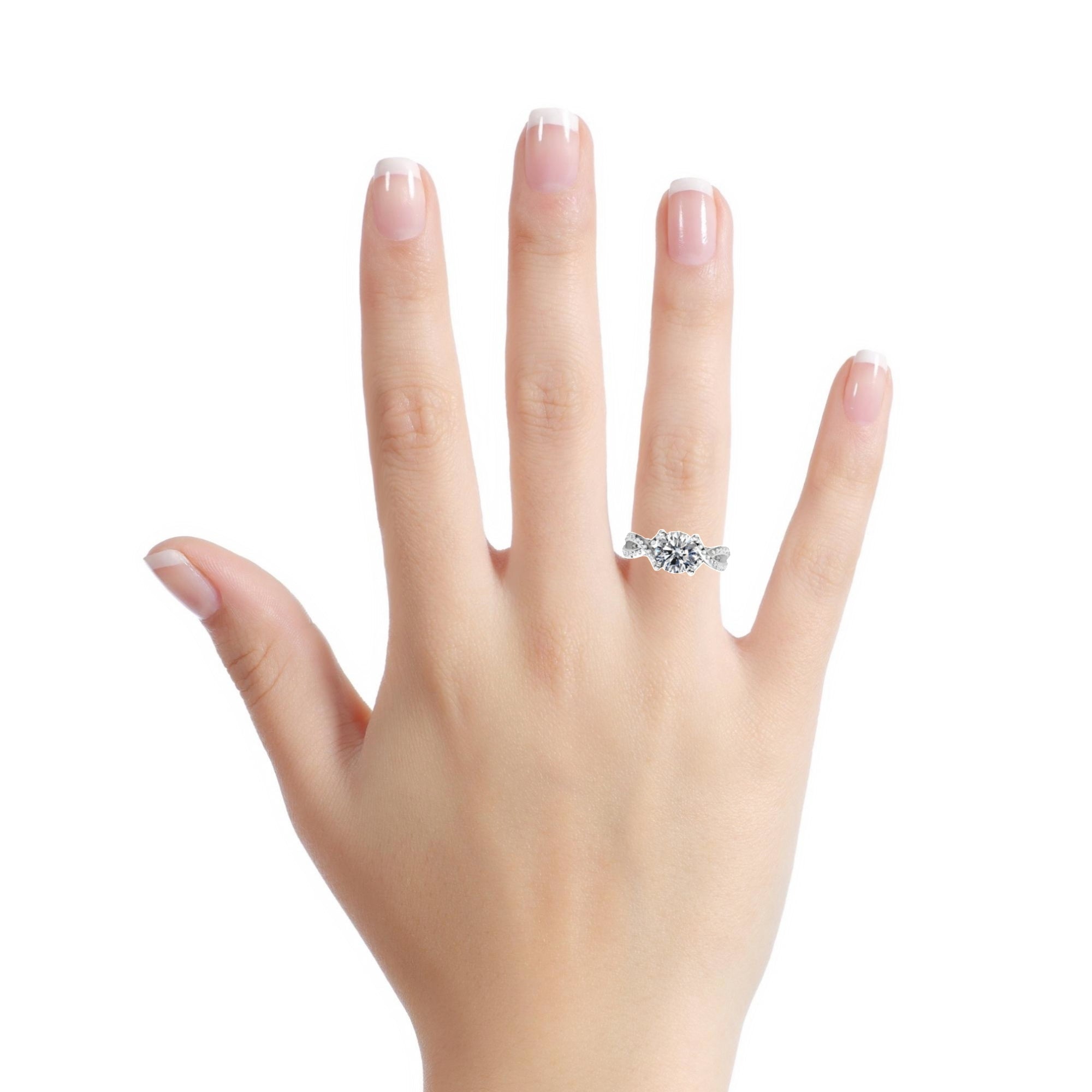 Infinity Twist 18K Gold Ring